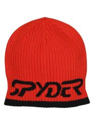 SPYDER Czapka "Logo" w kolorze czerwonym rozmiar: onesize. Czerwone czapki męskie Spyder, bez wzorów, ze splotem, sportowe. Za 116.93 zł.