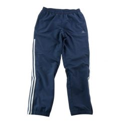 Second life - Spodnie dresowe męskie 3-Stripes granatowe - Jak nowy. Niebieskie spodnie sportowe męskie Adidas, z dresówki. Za 106.46 zł.