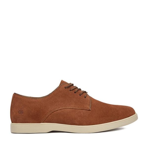 Półbuty GINO ROSSI. Brązowe półbuty męskie Gino Rossi, bez zapięcia. Za 279.99 zł.