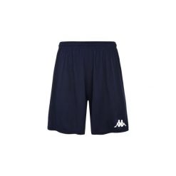 Szorty Kappa Borgo. Niebieskie szorty męskie Kappa, bez wzorów, z materiału, sportowe. Za 134.00 zł.