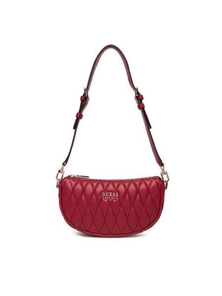 Guess Torebka Valla Mini HWQG81 22720 Czerwony. Czerwone torebki klasyczne damskie Guess, z aplikacjami, ze skóry, bez dodatków. Za 379.99 zł.