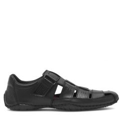 Sandały Rieker. Czarne sandały męskie Rieker, bez zapięcia. Za 339.99 zł.