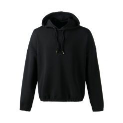 Bluza damska z kapturem Q Sportswear Cinmarie. Czarne bluzy sportowe damskie ENDURANCE Q, l, bez wzorów, z materiału, bez ramiączek, z kapturem. Za 193.50 zł.