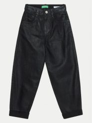 United Colors Of Benetton Jeansy 48UHCE03M Czarny Regular Fit. Czarne spodnie dziewczęce United Colors Of Benetton, z bawełny. Za 169.99 zł.