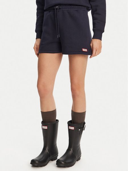 Hunter Szorty sportowe Lunan HARW0058251 Granatowy Regular Fit. Niebieskie spodenki sportowe damskie Hunter, l, z bawełny. Za 89.99 zł.