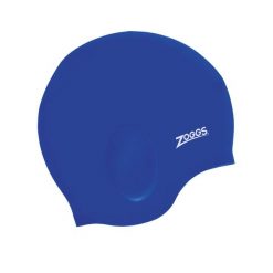 Silikonowy czepek kąpielowy Zoggs Ultra Fit. Niebieskie szorty męskie ZOGGS, bez wzorów, z materiału. Za 119.00 zł.
