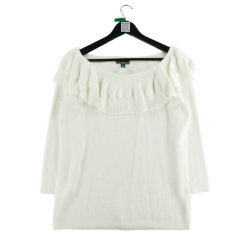 Second life - Damski beżowy sweter - Stan bardzo dobry. Brązowe swetry klasyczne damskie Ralph Lauren, bez kołnierzyka. Za 148.01 zł.