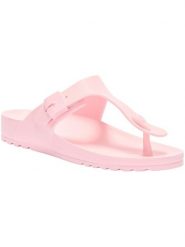 Japonki damskie Scholl Bahia Eva. Czerwone klapki damskie Scholl, bez wzorów, z materiału, bez obcasa. Za 169.99 zł.