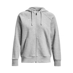 Damska polarowa bluza z kapturem zapinana na zamek Under Armour Rival. Szare bluzy z kapturem damskie Under Armour, xs, z materiału. Za 310.45 zł.