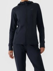 4F Bluza w kolorze granatowym rozmiar: S. Niebieskie bluzy z kapturem damskie 4f, s, z materiału. Za 144.95 zł.