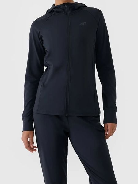 4F Bluza w kolorze granatowym rozmiar: S. Niebieskie bluzy z kapturem damskie 4f, s, z materiału. Za 144.95 zł.