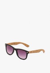 Czarne Okulary Przeciwsłoneczne z Korkowymi Zausznicami Tinashan. Czarne okulary przeciwsłoneczne damskie Renee. Za 24.99 zł.