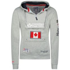 Bluza Canadian Peak GALAPAGOS BGREY CP MEN 054 POP (RBMWW3826H/CP-GRIS MÉLANGÉ). Szare bluzy bez kaptura męskie Canadian Peak, m. Za 129.00 zł.