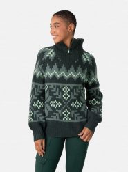 KARI TRAA Sweter "Amelia" w kolorze zielonym rozmiar: XS. Zielone golfy damskie Kari Traa, xs, bez wzorów, z wełny, bez ramiączek. Za 210.81 zł.