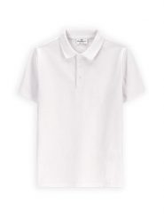 Coccodrillo Polo WC5143601VBB Biały Regular Fit. Białe t-shirty chłopięce COCCODRILLO, bez wzorów, z bawełny, bez ramiączek. Za 49.99 zł.