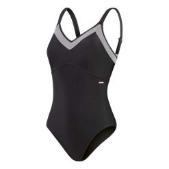 Damski kostium kąpielowy 1-częściowy Speedo Eco Mesh Detail 1p Bla. Czarne stroje jednoczęściowe damskie Speedo, bez wzorów. Za 306.00 zł.