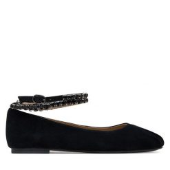 Baleriny Alma En Pena. Czarne baleriny damskie Alma En Pena, bez wzorów, bez obcasa. Za 399.99 zł.