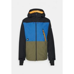 Kurtka snowboardowa męska Quiksilver Sycamore. Czarne kurtki męskie Quiksilver, m, bez wzorów, bez kaptura, narciarskie. Za 579.99 zł.