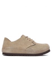 Birkenstock Półbuty Maine 1031746 Beżowy. Brązowe półbuty damskie Birkenstock, bez wzorów, ze skóry, bez obcasa, na płaskiej podeszwie. Za 719.99 zł.