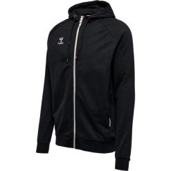 Hummel Bluza damska bawełniana rozpinana GRID Cotton Zip Hoodie. Czarne bluzy sportowe damskie HUMMEL, l, bez wzorów, z bawełny, bez ramiączek, długie, z kapturem. Za 220.00 zł.