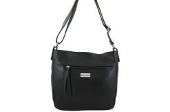 Listonoszka skórzana BARBERNI'S czarna 984-1. Czarne shopper bag damskie Barberinis, bez wzorów, ze skóry, małe, bez dodatków. Za 269.99 zł.