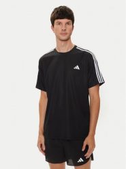 Adidas Koszulka techniczna Train Essentials 3-Stripes IB8150 Czarny Regular Fit. Czarne t-shirty sportowe męskie Adidas, m, z syntetyku, bez ramiączek, na fitness i siłownię. Za 119.99 zł.