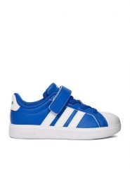 Adidas Sneakersy C-STREETTALK EL C JQ8594 Niebieski. Niebieskie buty sportowe chłopięce Adidas, z materiału, bez zapięcia. Za 199.99 zł.