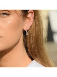 DIAMOND & CO Złote kolczyki-wkrętki "Olympe" z diamentami rozmiar: onesize. Szare kolczyki damskie Diamond & Co, z diamentem, złote. Za 1,500.99 zł.