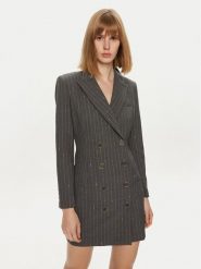 Simona Corsellini Sukienka codzienna A24CPAB028 Szary Regular Fit. Szare sukienki damskie SIMONA CORSELLINI, na co dzień, bez wzorów, z wełny, bez kołnierzyka, bez ramiączek, proste. Za 1,529.00 zł.