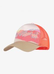 Czapka z daszkiem Buff Trucker Cap - enia multi. Czerwone czapki męskie Buff, bez wzorów, z bawełny. Za 109.99 zł.