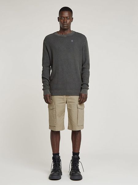 G-Star Sweter w kolorze antracytowym rozmiar: M. Czarne swetry męskie G-Star, m, bez wzorów, z bawełny, bez kołnierzyka. Za 191.88 zł.