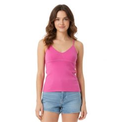 Bluzka treningowa damska GANT Top. Czerwone bielizna termoaktywna damska Gant, bez wzorów, z bawełny. Za 100.05 zł.