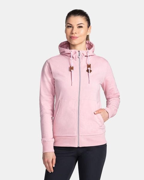 Damska bluza bez kaptura Kilpi TARALI-W. Czerwone bluzy z kapturem damskie Kilpi, z bawełny. Za 179.35 zł.