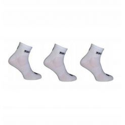 Skarpety turystyczne Salomon Active Wear Quarter 3 pary, niskie. Białe skarpetki damskie Salomon, bez wzorów, z bawełny. Za 40.00 zł.