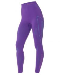 Termoaktywne damskie legginsy narciarskie Thermo. Fioletowe bielizna termoaktywna damska Brubeck, l, bez wzorów, z dzianiny. Za 149.99 zł.