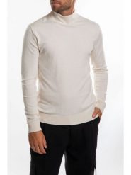 Takeshy Kurosawa Sweter "Lupetto" | 83389 | Lupetto | Mężczyzna | Kremowy. Białe swetry męskie Takeshy Kurosawa, m, bez wzorów, z poliamidu, bez kołnierzyka. W wyprzedaży za 319.00 zł.