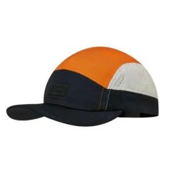 Czapka z daszkiem dla dorosłych Buff 5 Panel Go Cap. Niebieskie czapki męskie Buff, bez wzorów, z elastanu, sportowe. W wyprzedaży za 127.43 zł.