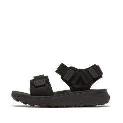 Sandały damskie FitFlop Neo-D-Hyker (Xt). Czarne sandały damskie Flip Flop, bez wzorów, bez obcasa. Za 539.50 zł.