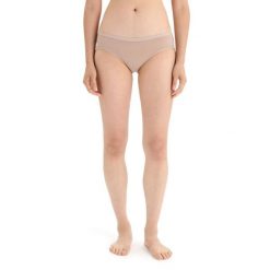 Figi Termoaktywne Damskie Icebreaker Women Siren Hipkini. Brązowe figi damskie Icebreaker, l, bez wzorów. Za 149.99 zł.