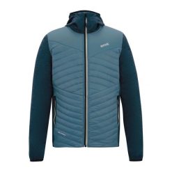 Męska Kurtka Hybrydowa Andreson Marl. Niebieskie kurtki męskie Regatta, m, bez wzorów, z puchu, sportowe, bez kaptura. Za 206.99 zł.