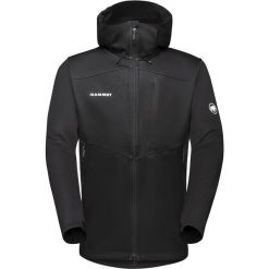 Kurtka softshell męska Mammut Ultimate VII SO Hooded Jacket. Czarne kurtki męskie Mammut, m, bez wzorów, z softshellu, bez kaptura. Za 1,206.99 zł.