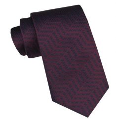 Elegancki i Modny Krawat Jedwabny - Alties - Bordowy z Regularnym Wzorem. Czerwone krawaty i muchy męskie Alties, bez wzorów, z jedwabiu, eleganckie. Za 115.00 zł.