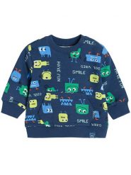 COOL CLUB Bluza w kolorze granatowym rozmiar: 62. Niebieskie bluzy i bluzki niemowlęce COOL CLUB, bez wzorów, bez ramiączek, bez kaptura. Za 39.99 zł.