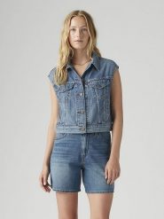 Levi's Kamizelka dżinsowa w kolorze niebieskim rozmiar: M. Niebieskie kamizelki damskie Levi's, m. Za 162.49 zł.