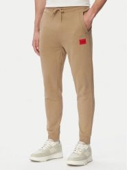 HUGO Spodnie dresowe Doak212 50447963 Czarny Regular Fit. Czarne spodnie dresowe męskie Hugo, bez wzorów, z bawełny. Za 449.99 zł.