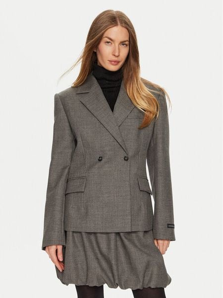 Herskind Marynarka Wasty 5399140 Szary Relaxed Fit. Szare marynarki i żakiety damskie Herskind, bez wzorów, z wełny. Za 1,329.00 zł.