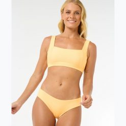 Dół od stroju kąpielowego Rip Curl Premium Surf Full. Brązowe bikini damskie RIPCURL, bez wzorów. Za 129.99 zł.