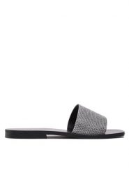 Liu Jo Klapki Saba 04 SA3147 T0380 Srebrny. Szare klapki damskie Liu Jo, bez wzorów, z tworzywa sztucznego, bez obcasa. Za 379.99 zł.