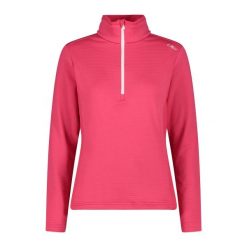 Kurtka polarowa damska z półzamkiem CMP. Czerwone kurtki damskie CMP, bez wzorów, z polaru, bez kaptura. Za 308.00 zł.