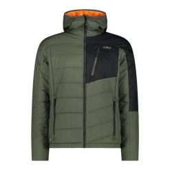 Kurtka z kapturem CMP. Zielone kurtki narciarskie i snowboardowe damskie CMP, m, bez wzorów, z puchu, z kapturem, narciarskie. Za 524.20 zł.